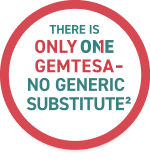 There is only one GEMTESA – No generic Substitute